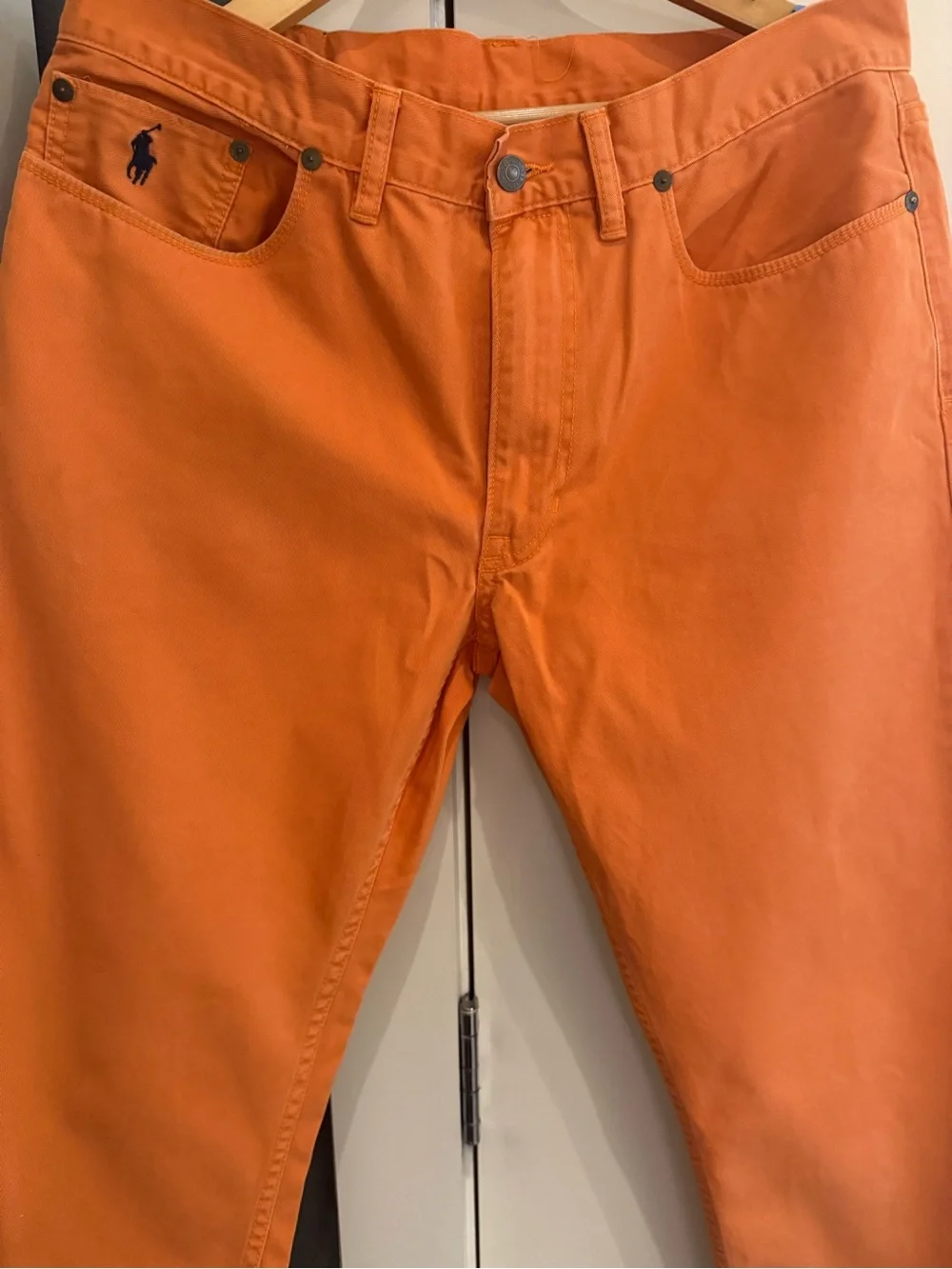 Polo by Ralph Lauren Straight Jeans in Orange